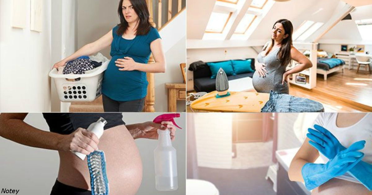 6 домашних дел, которыми категорически нельзя заниматься беременным! 