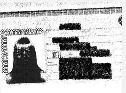 12 ксерокопий фото в паспорте, которые похожи на постеры к фильмам ужасов