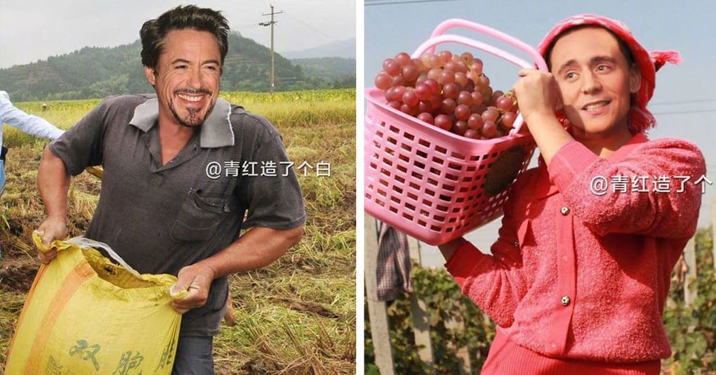 Фотошоп мастер заставил голливудских знаменитостей хорошенько попотеть на ферме