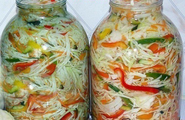 5 вкуснейших рецептов салатиков из капусты на зиму