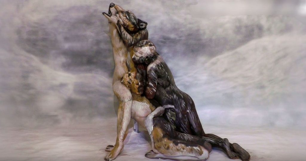 Уникальная картина волка удивила пользователей Интернета.  