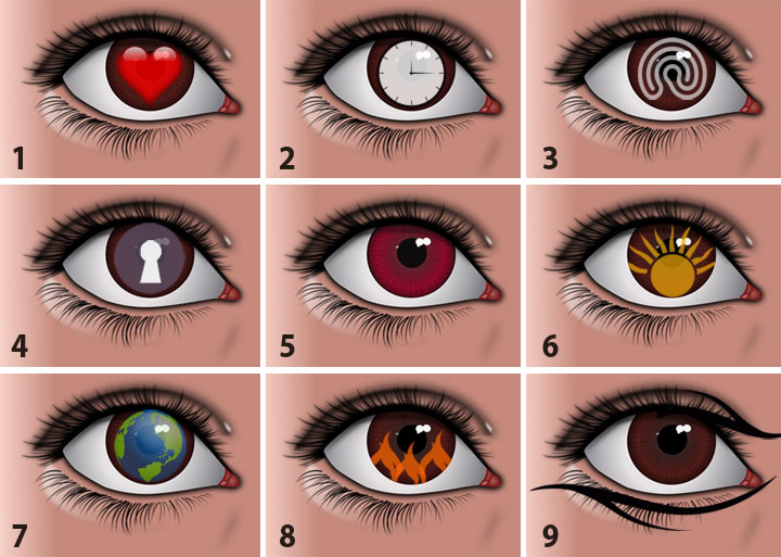 Тест девяти глаз: выберете тот, который понравился Вам больше всего и узнайте нечто интересное!