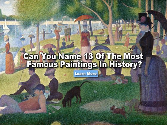 Можете ли вы назвать 13 самых известных картин в истории?