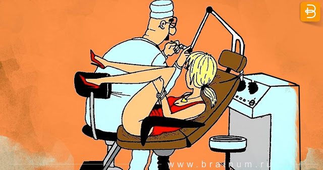 В кабинет гинеколога заходит сексуальная блондинка. У того сразу слюнки потекли!