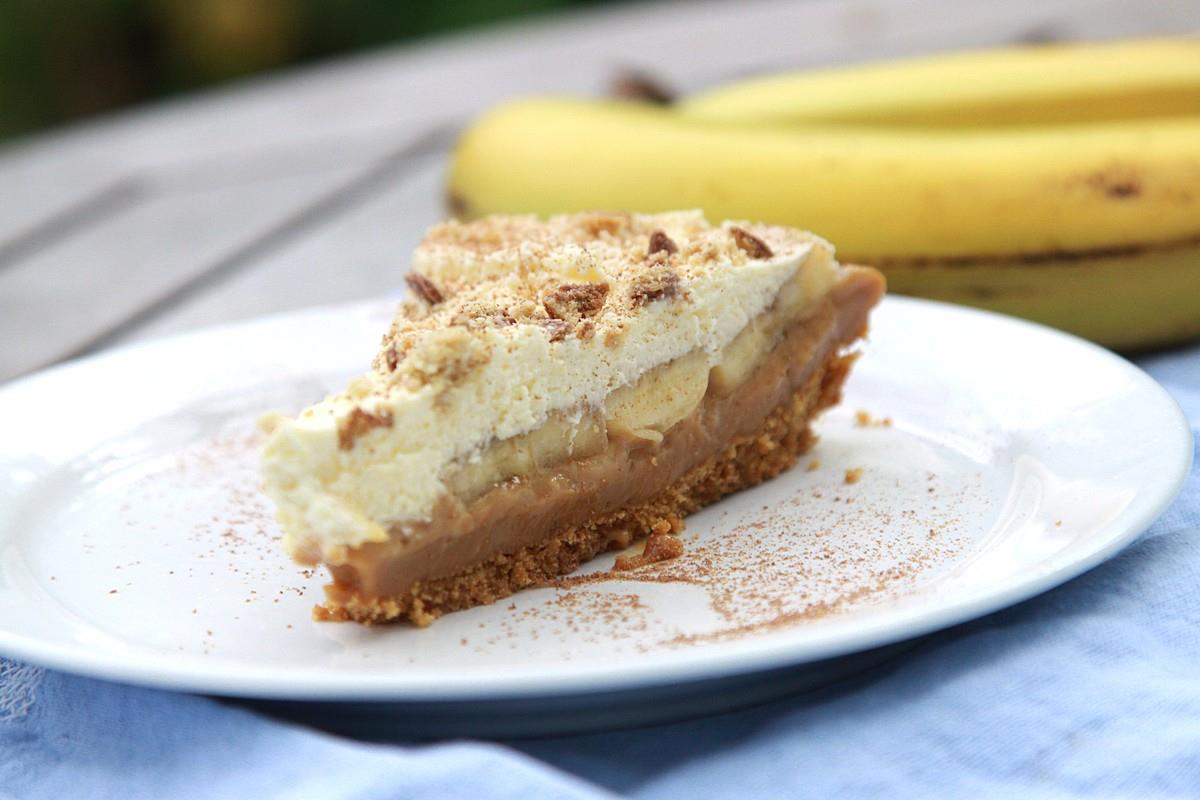 Удивительно вкусный банановый тортик Banoffee pie, который не нужно выпекать!