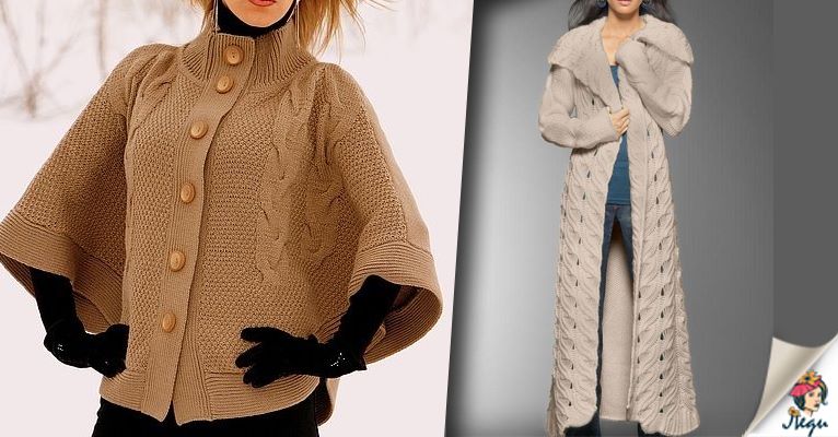 Уютное вязаное пальто 2018: 60 модных оригинальных фасонов для любой фигуры
