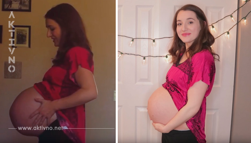 Мама опубликовала свои фото во время беременности двойней и одним ребёнком. Разница огромна!