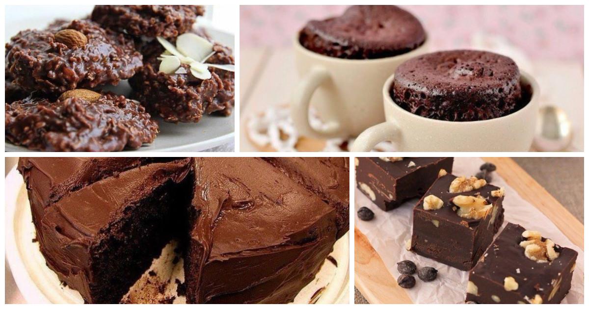 6 самых быстрых шоколадных десертов
