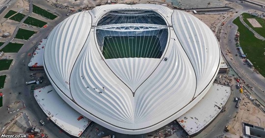 Новый стадион в Катаре к ЧМ 2022 похож на гигантскую вагину