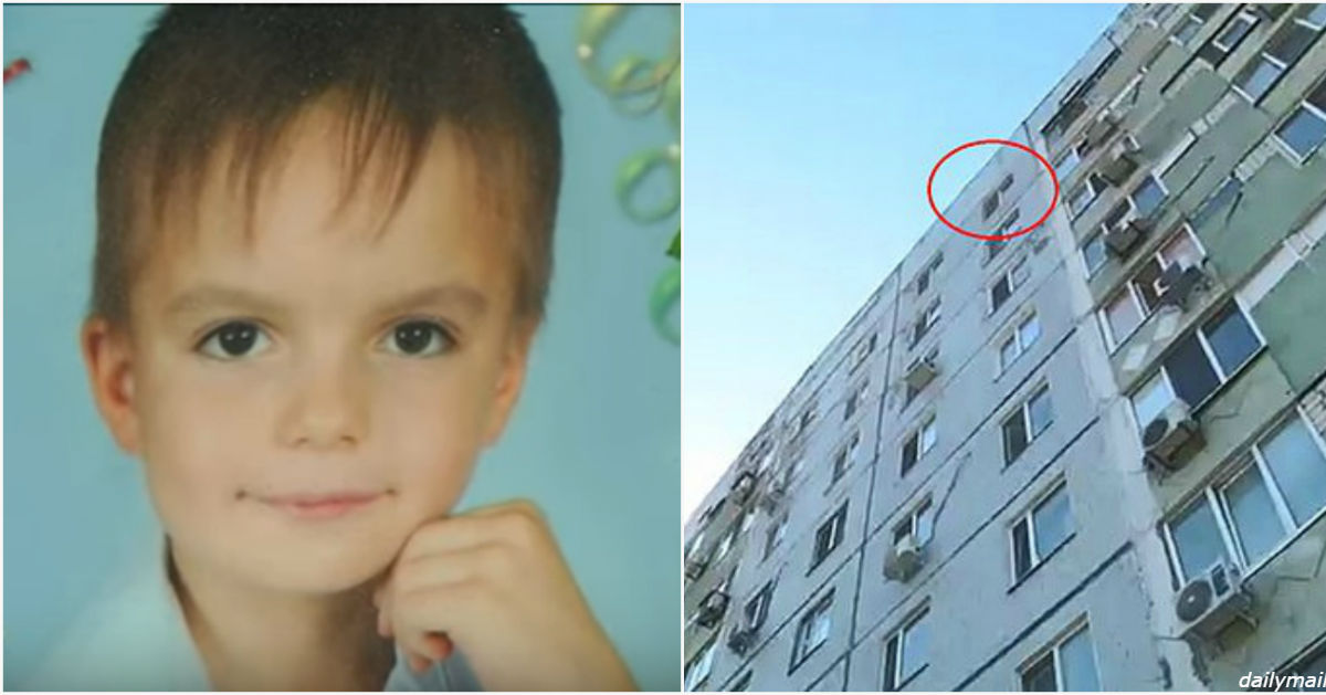 8-летний украинец выпрыгнул с окна 9 этажа, спасаясь от родителей