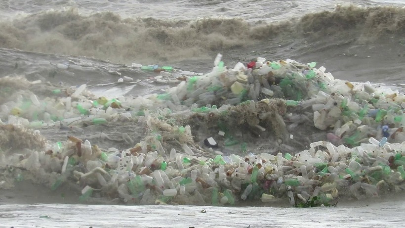 Ужасающая картина: пластиковый прибой на пляжах Дурбана, самого «зелёного» города мира