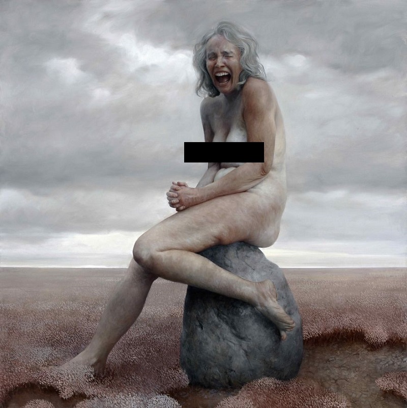 Провокационные голые портреты этой художницы показывают, как выглядит неидеальное тело человека. 