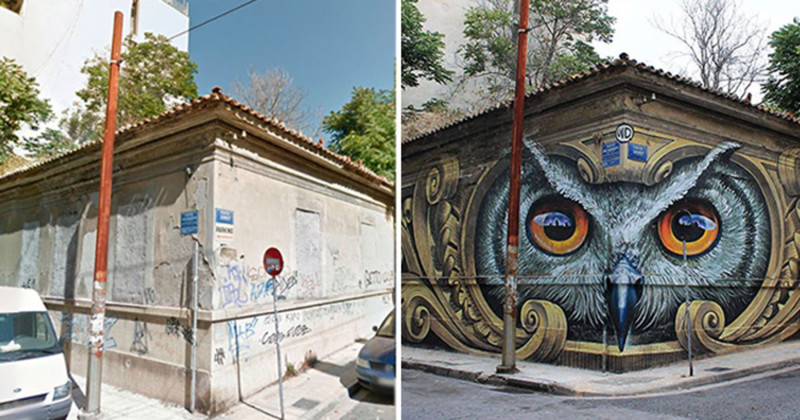 12 примеров невероятного преображения улиц с помощью граффити