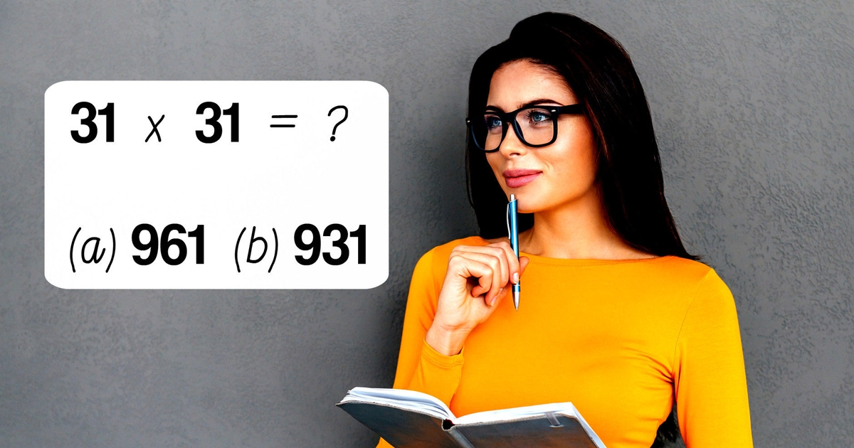 Только 3% людей могут пройти этот тест из 31 вопроса по математике! 